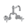 Acqui? Wall Mount Bridge Lavatory Faucet With Column Spout A1418xm-2