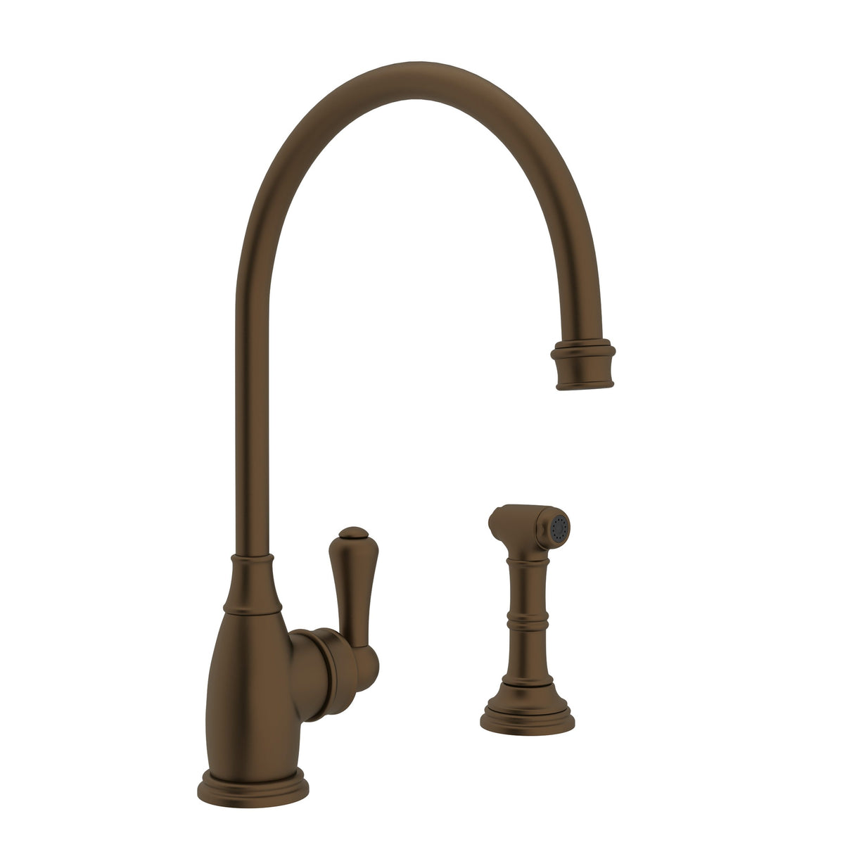 Georgian Era Kitchen Faucet With Side Spray