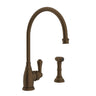 Georgian Era Kitchen Faucet With Side Spray