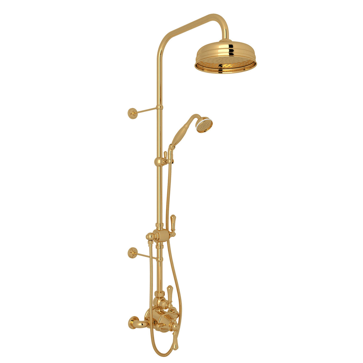 Georgian Era 3/4" Exposed Wall Mount Thermostatic Shower System