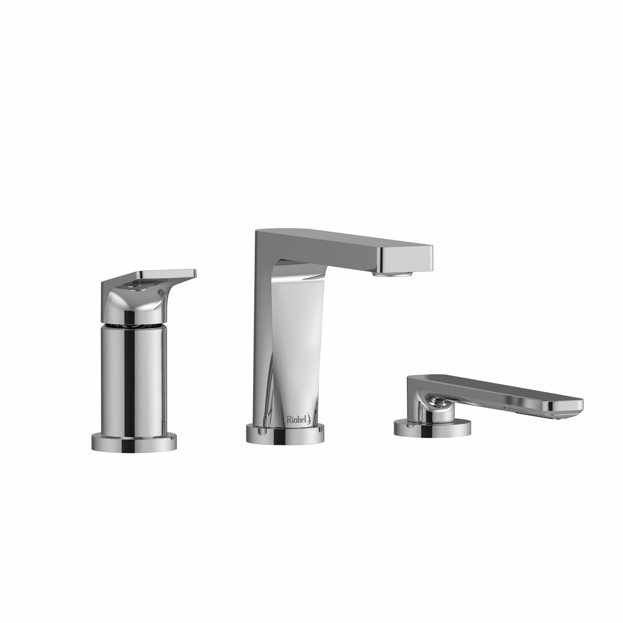 3-piece Type P (Pressure Balance) Deck-mount Tub Filler With Hand Shower Trim