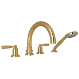 Holborn 4-Hole Deck-mount Tub Filler With C-Spout