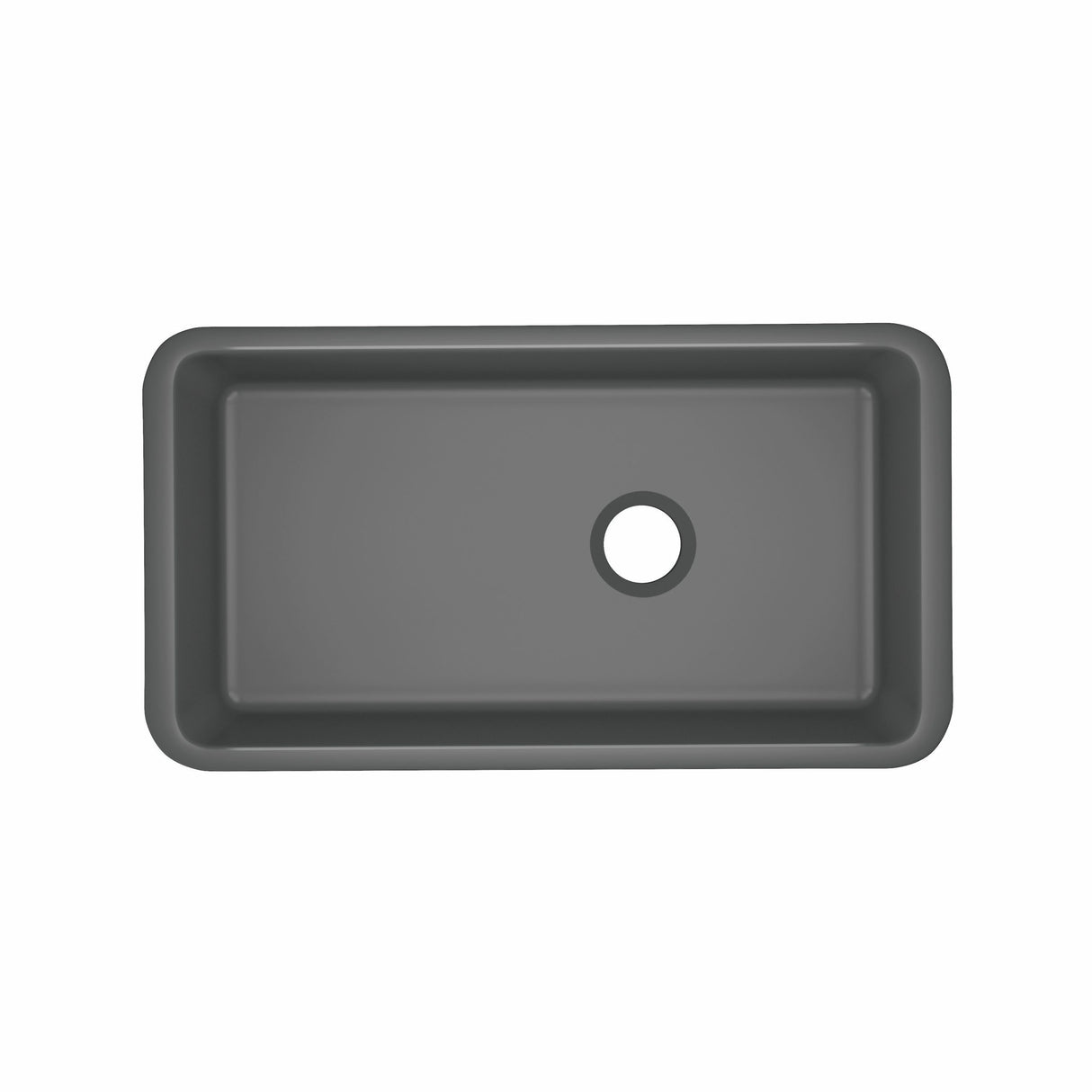 Allia™ 34" Fireclay Single Bowl Undermount Kitchen Sink