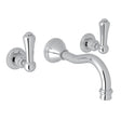 Georgian Era Wall Mount Lavatory Faucet Trim