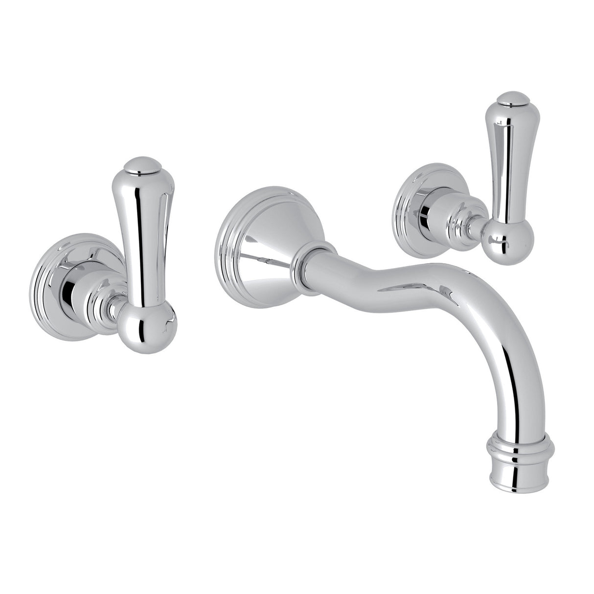 Georgian Era Wall Mount Lavatory Faucet Trim
