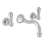 Georgian Era Wall Mount Lavatory Faucet Trim