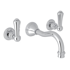 Georgian Era Wall Mount Lavatory Faucet Trim