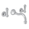 Georgian Era Wall Mount Lavatory Faucet Trim