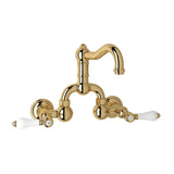 Acqui? Wall Mount Bridge Lavatory Faucet With Column Spout A1418lp-2