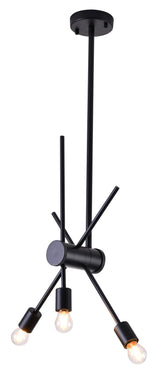 Chandelier DU76C25BLK