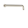 Aquabrass 18 In Round Shower Arm & Flange, Polished Chrome - image 2