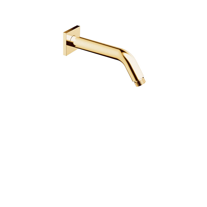 6" round shower arm & square flange