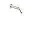 Aquabrass 6 In Shower Arm, Square Flange, Polished Chrome - image 4