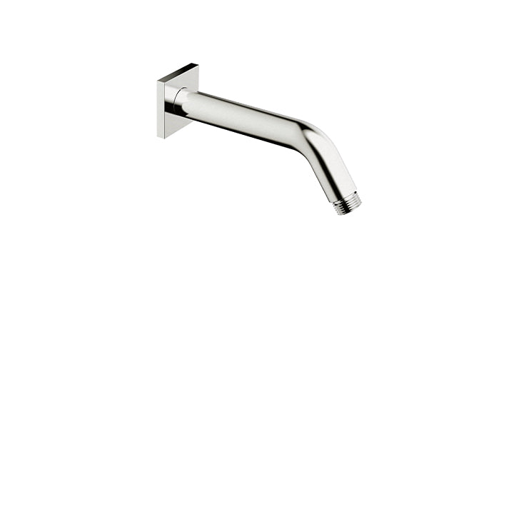 6" round shower arm & square flange