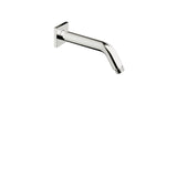 6" round shower arm & square flange