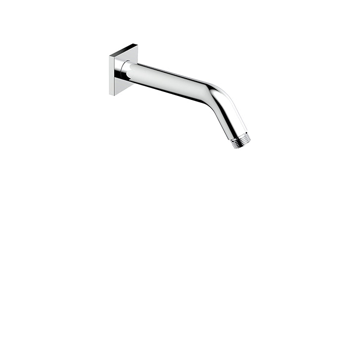 6" round shower arm & square flange