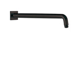 18" round shower arm & square flange