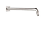 18" round shower arm & square flange
