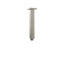 Aquabrass 6 In Square Ceiling Drop Shower Arm & Flange - image 2