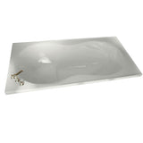Melodie 66 x 33 Acrylic Alcove Center Drain Bathtub in White