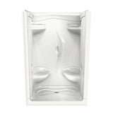 Stamina 48-II 51 x 36 Acrylic Alcove Center Drain One-Piece Shower in White
