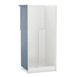 US36 36 x 36 AcrylX Alcove Center Drain One-Piece Shower in White