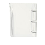 60 x 72 in. Acrylic Direct-to-Stud Back Wall in White