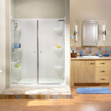 Rectangular Base 4836 3 in. Acrylic Alcove Shower Base with Center Drain in White