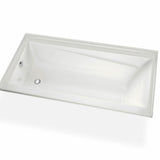 Exhibit 6032 IF DTF Acrylic Alcove Left-Hand Drain Bathtub in White