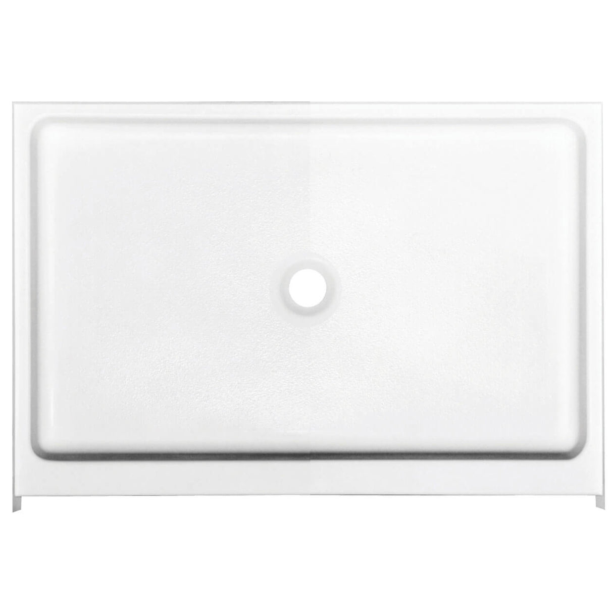 Finesse Base 60 x 32 AcrylX Alcove Shower Base with Center Drain in White