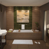 Exhibit 7236 Acrylic Drop-in End Drain Bathtub in White