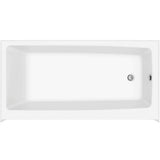 Nomad 6030 AFR AcrylX Alcove Left-Hand Drain Bathtub in White