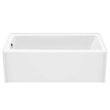Nomad 6030 AcrylX Alcove Left-Hand Drain Bathtub in White