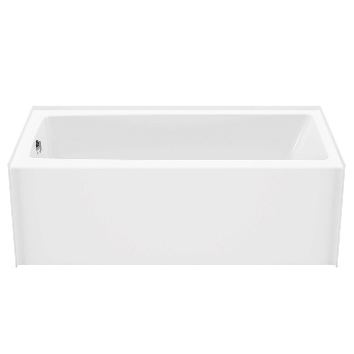 Nomad 6032 AFR AcrylX Alcove Left-Hand Drain Bathtub in White