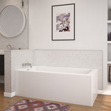 Nomad Corner 6030 AcrylX Corner Left-Hand Drain Bathtub in White