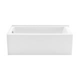 Nomad Corner 6030 AFR AcrylX Corner Left-Hand Drain Bathtub in White