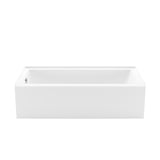 Bosca Access 6030 AFR Acrylic Alcove Left-Hand Drain Bathtub in White