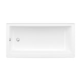 Bosca Access 6030 AFR Acrylic Alcove Left-Hand Drain Bathtub in White