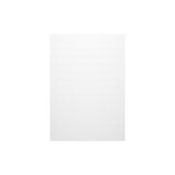 Denso 62 in. Solid Surface Glue up Back Wall in White
