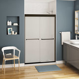 Kameleon 43-47 x 71 in. 6 mm Bypass Shower Door for Alcove Installation with Clear glass in Chrome