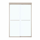 Kameleon 43-47 x 71 in. 8 mm Bypass Shower Door for Alcove Installation with Clear glass in Chrome