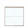 Kameleon SC 55-59 x 57 in. 6 mm Bypass Tub Door for Alcove Installation with Clear glass in Chrome
