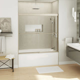 Kameleon SC 55-59 x 57 in. 6 mm Bypass Tub Door for Alcove Installation with Clear glass in Chrome