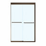 Kameleon SC 43-47 x 71 in. 8 mm Bypass Shower Door for Alcove Installation with Clear glass in Chrome