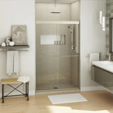 Kameleon SC 43-47 x 71 in. 8 mm Bypass Shower Door for Alcove Installation with Clear glass in Chrome