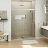 Kameleon SC 55-59 x 71 in. 8 mm Bypass Shower Door for Alcove Installation with Clear glass in Chrome