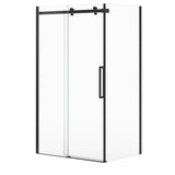 Halo Pro 48 x 36 x 78 3/4 in. 8mm Sliding Shower Door for Corner Installation with Clear glass in Chrome
