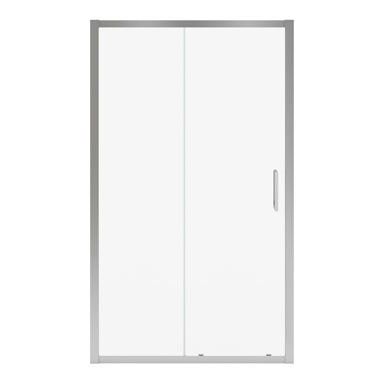 Connect Pro 45-46 ½ x 76 in. 6mm Sliding Shower Door for Alcove Installation with Clear glass in Chrome