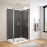 Connect Pro 45-46 ½ x 76 in. 6mm Sliding Shower Door for Alcove Installation with Clear glass in Chrome