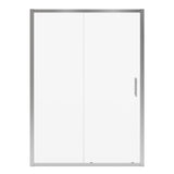Connect Pro 55 ½-57 x 76 in. 6mm Sliding Shower Door for Alcove Installation with Clear glass in Chrome